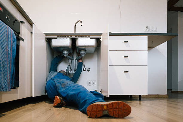 Professional Drain Cleaning technician working in Monmouth, IL
